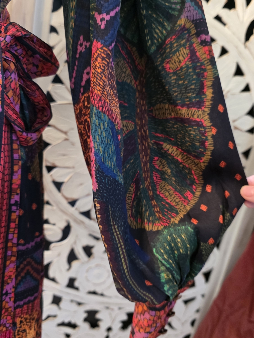 FARM Rio Forest Tapestry Mini Wrap Dress - Picture 9 of 12